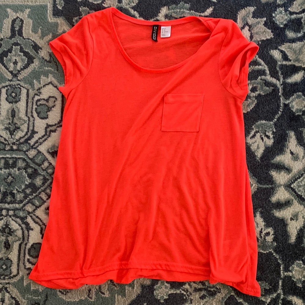 Neon Coral Tshirt